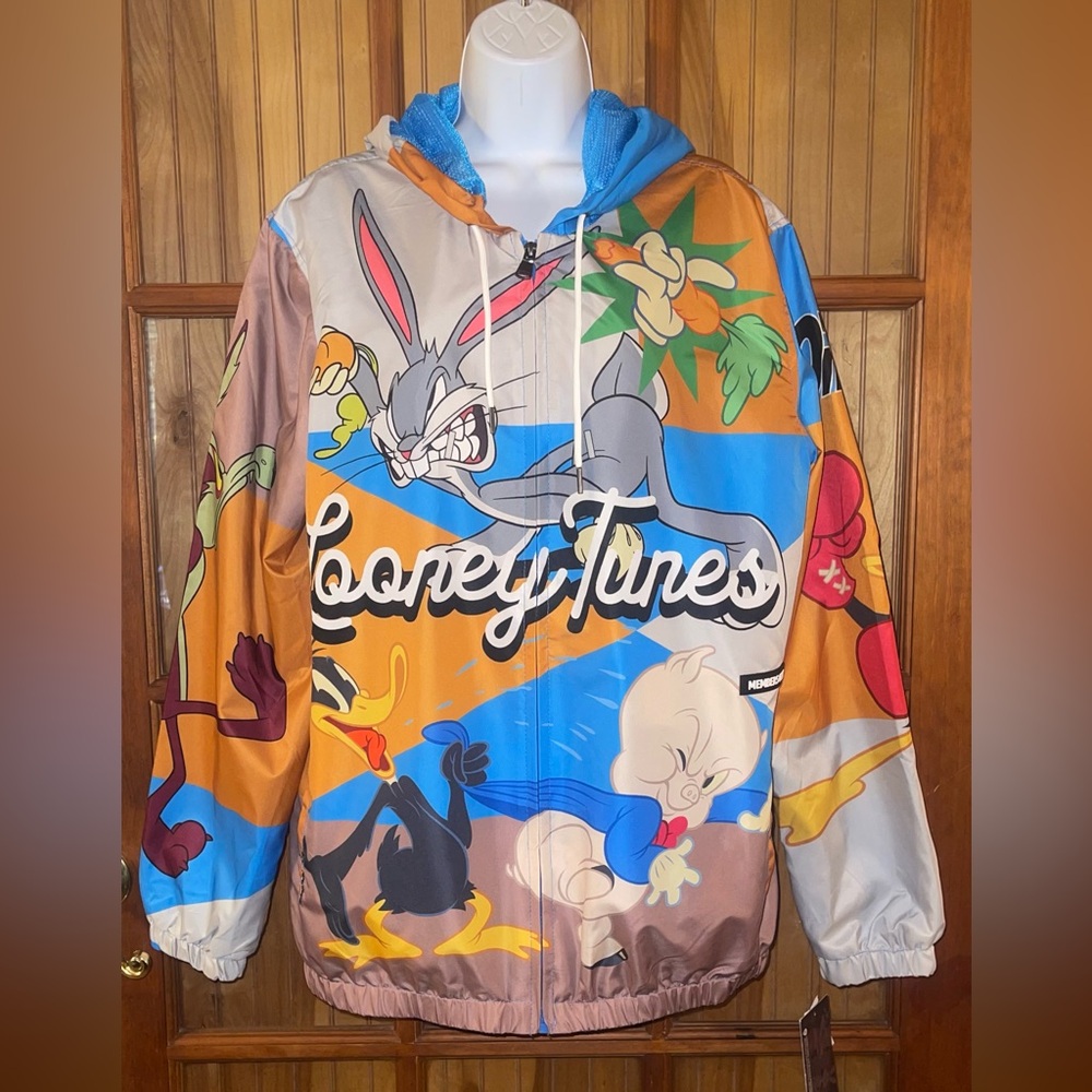 Colorful Cartoon Graphic Members Only Jacket